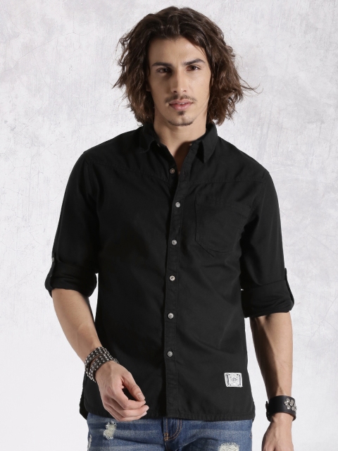 

RDSTR Black Casual Shirt