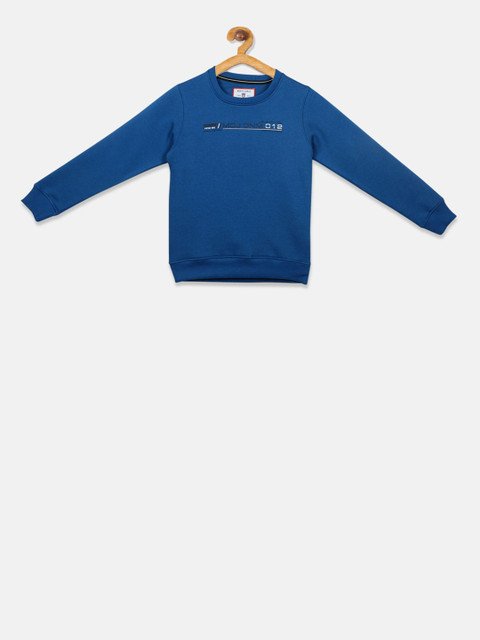 

Monte Carlo Boys Blue Printed Sweatshirt