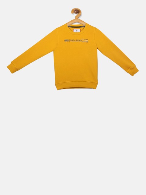 

Monte Carlo Boys Yellow Printed Sweatshirt