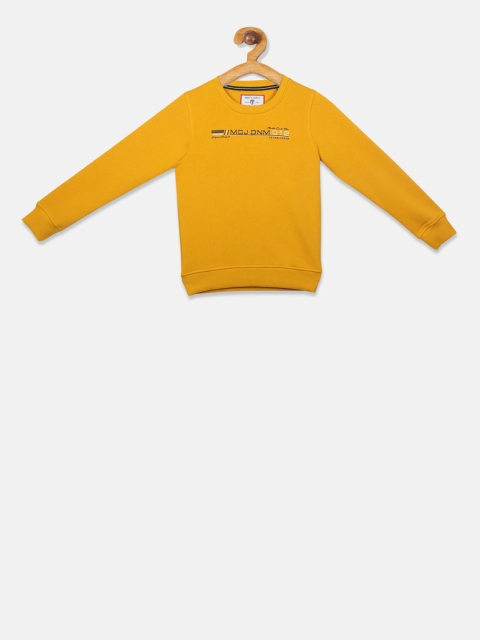 

Monte Carlo Boys Yellow Printed Sweatshirt