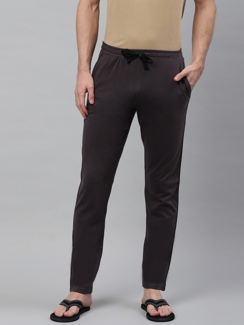 

Sweet Dreams Men Taupe Solid Trackpants