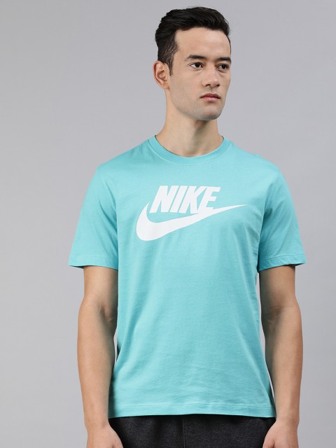 

Nike Men Blue Printed Round Neck T-shirt