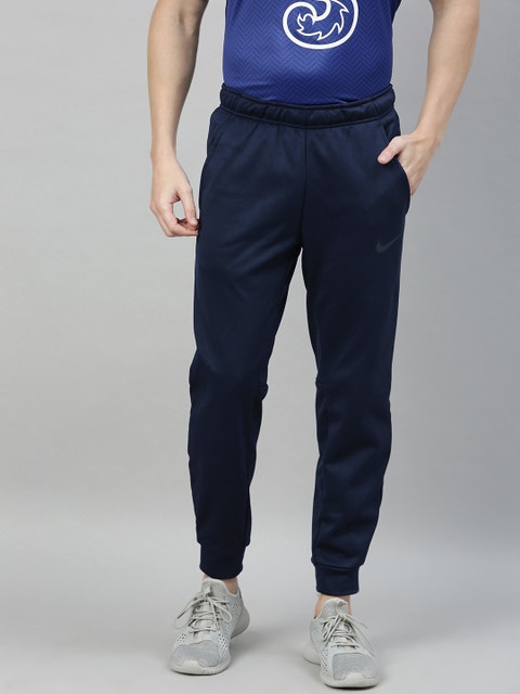 

Nike Men Navy Blue Solid AS THRMA Taper Joggers