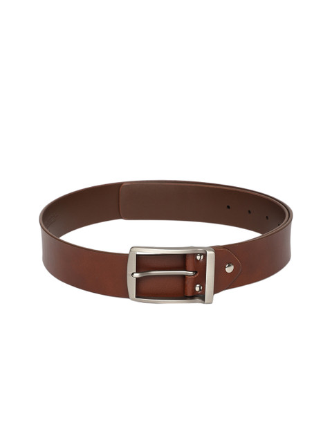 

Allen Solly Men Tan Brown Solid Leather Belt