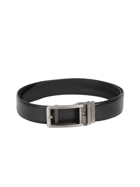 

Allen Solly Men Black Solid Leather Belt