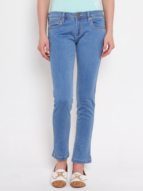 

American Swan Blue Slim Ankle-Length Jeans