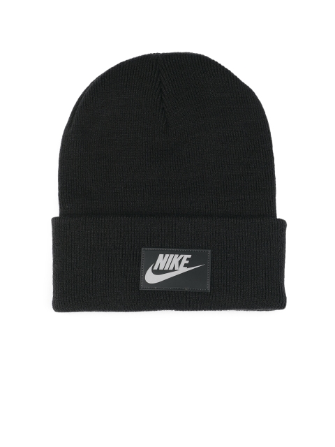 

Nike Unisex Black Solid NSW CUFFED FUT FLASH Beanie