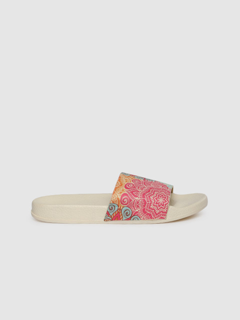 

Anouk Women Multicoloured Printed Sliders, Multi