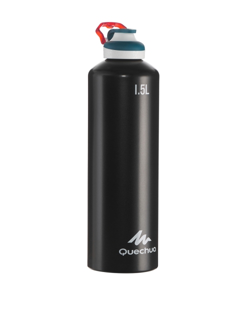 

Quechua By Decathlon Black & White Hiking Flask with Quick-Open Cap 1.5 L
