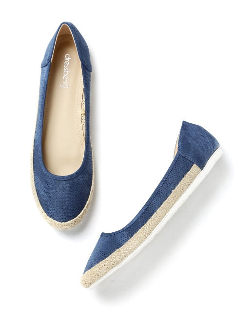 

DressBerry Women Navy Espadrilles, Navy blue