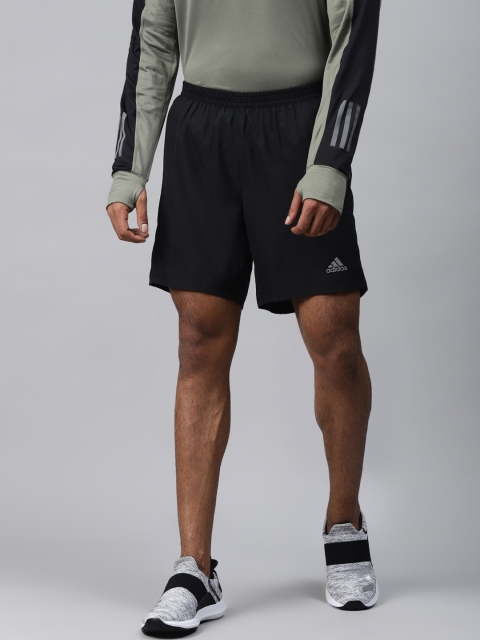 

ADIDAS Men Black Solid Run It Shorts