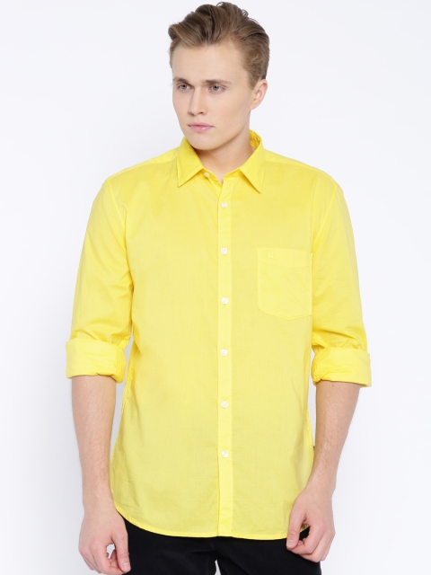 

Parx Yellow Slim Fit Casual Shirt