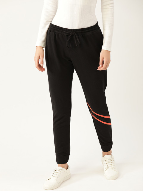 

Dressberry Women Black Solid Joggers