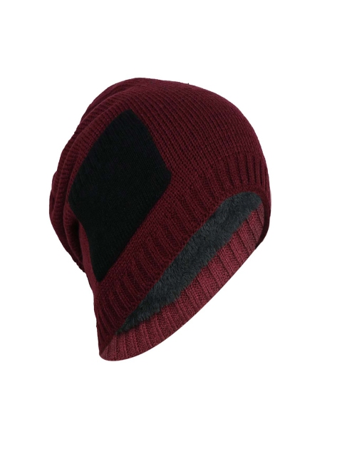 

Bunnywave Unisex Red Printed Beanie