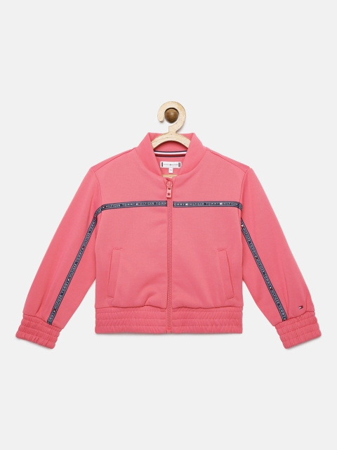 

Tommy Hilfiger Girls Pink Solid Sweatshirt