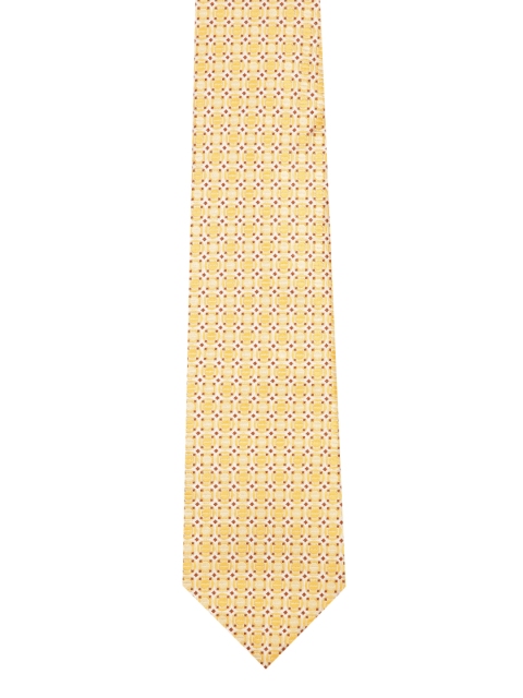 

Park Avenue Yellow Woven Design Broad Tie