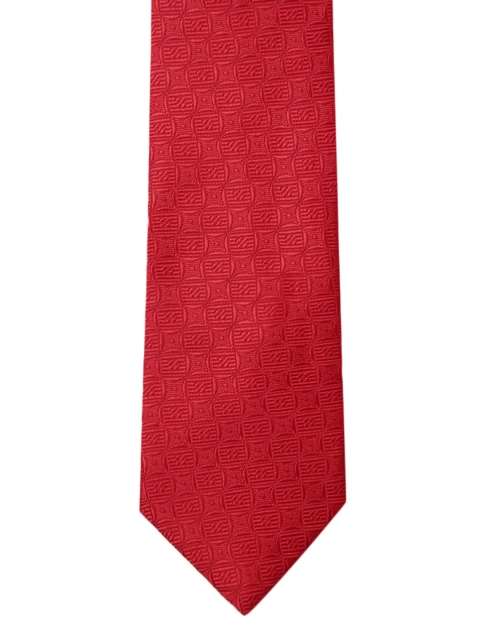 

Park Avenue Men Red Woven Design Broad Tie