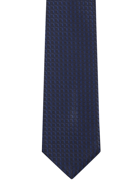 

Park Avenue Men Navy Blue Woven Design Broad Tie