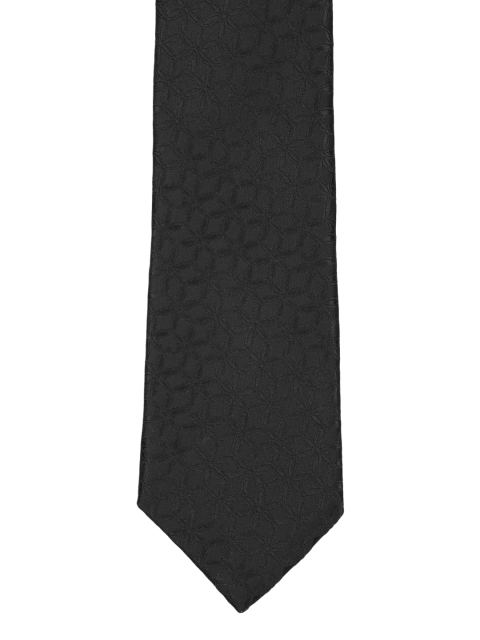 

Park Avenue Men Black Woven Design Broad Tie