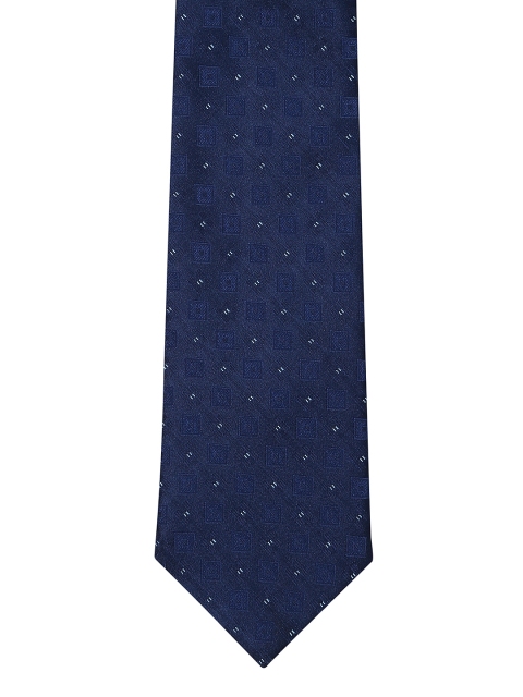 

Park Avenue Men Navy Blue Woven Design Broad Tie