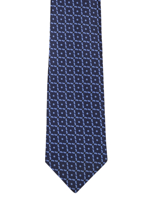 

Park Avenue Men Navy Blue Woven Design Broad Tie