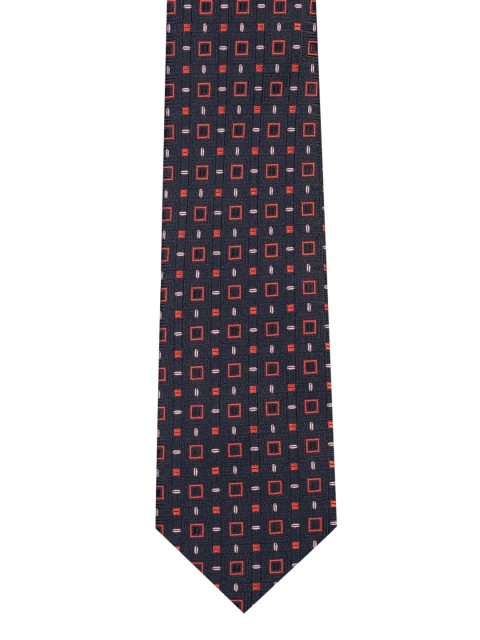 

Park Avenue Men Blue Woven Design Symphony Broad Tie