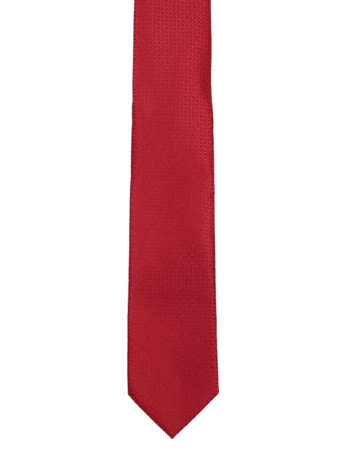 

Park Avenue Men Red Solid Broad Tie