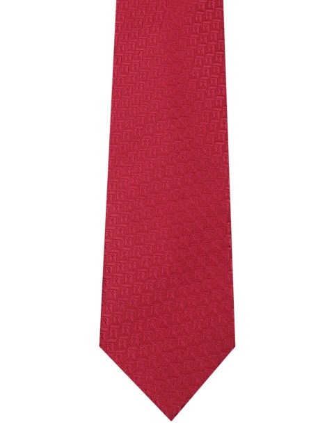 

Park Avenue Men Red Woven Design Broad Tie