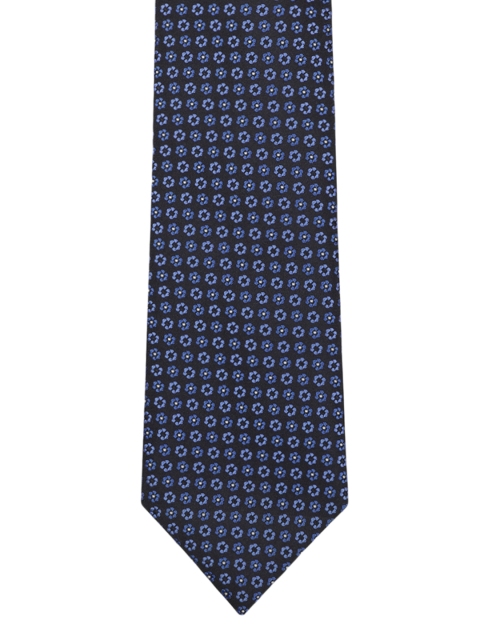 

Park Avenue Men Navy Blue Printed Broad Tie