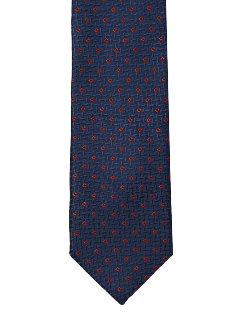 

Park Avenue Men Navy Blue Woven Design Broad Tie