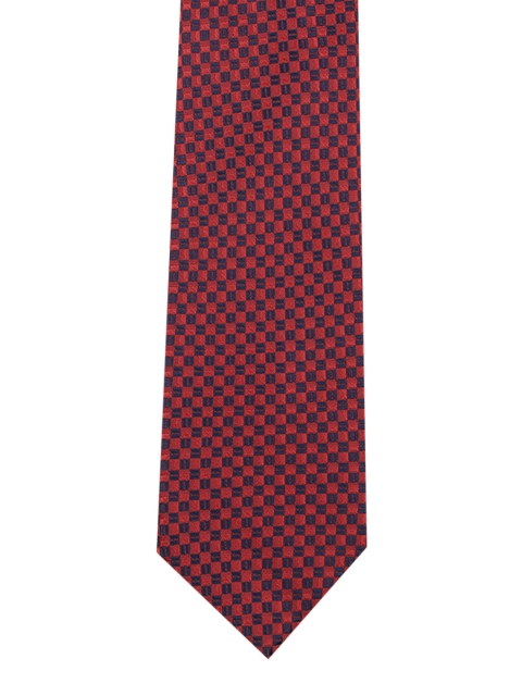 

Park Avenue Red & Black Woven Design Broad Tie
