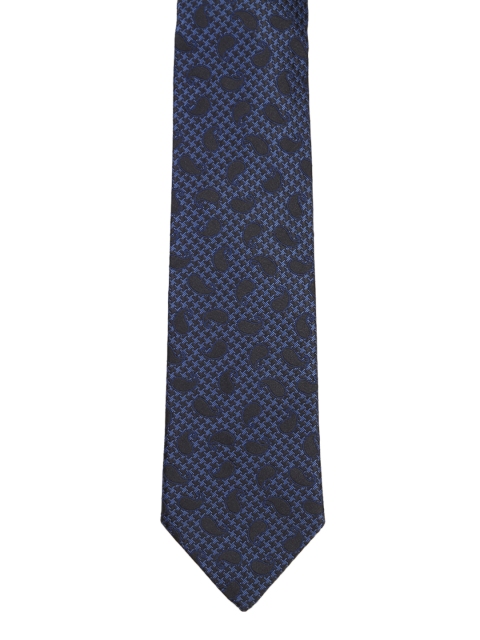 

Park Avenue Blue & Black Woven Design Broad Tie