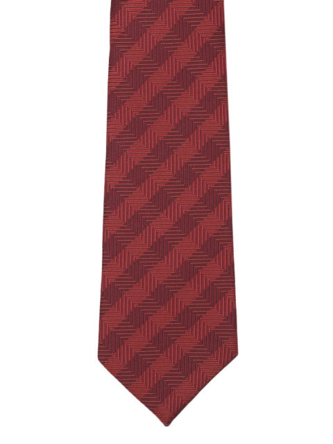 

Park Avenue Maroon Woven Design Broad Tie