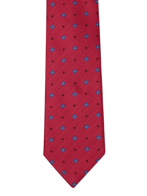 

Park Avenue Men Red & Blue Woven Design Broad Tie