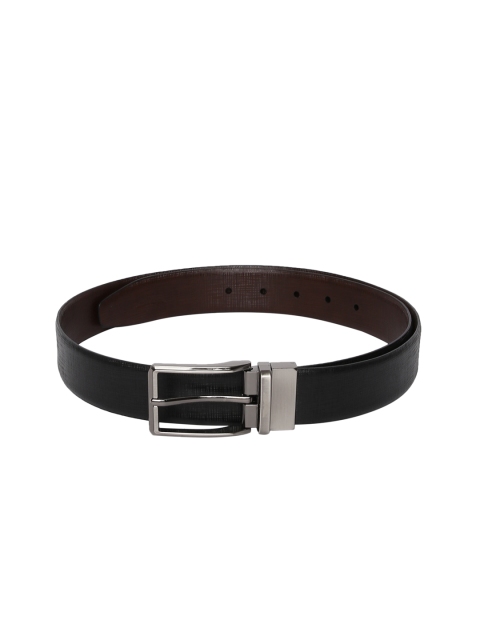 

Park Avenue Men Black & Brown Textured Reversible Leather Belt