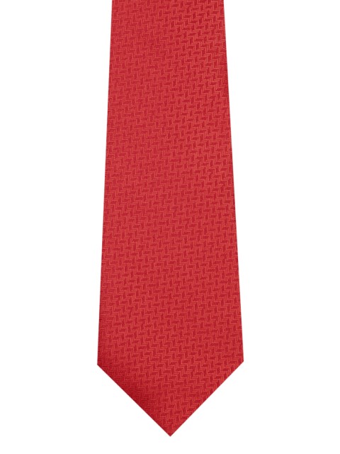 

Park Avenue Red Woven Design Broad Tie