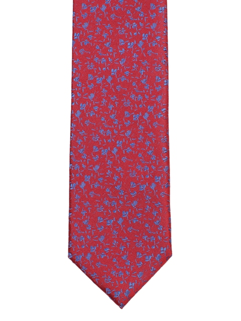 

Park Avenue Men Red Woven Design Broad Tie