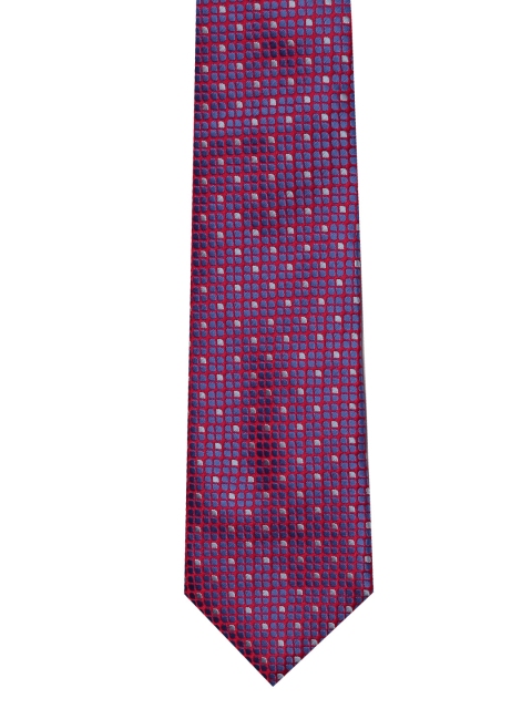 

Park Avenue Men Blue & Red Woven Design Broad Tie
