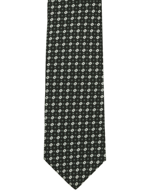 

Park Avenue Men Black & Grey Woven Design Broad Tie