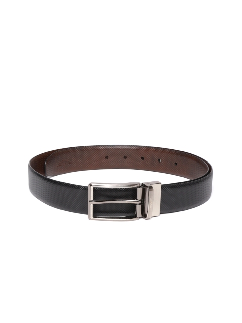 

Park Avenue Men Black & Brown Leather Textured Reversible Formal Belt