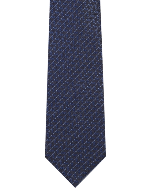 

Park Avenue Men Navy Blue Woven Design Broad Tie