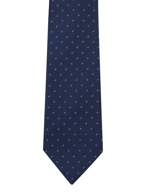 

Park Avenue Men Navy Blue Printed Broad Tie