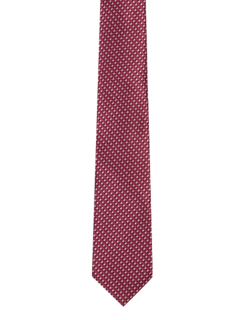 

Park Avenue Men Red Woven Design Symphony Broad Tie