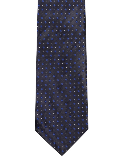 

Park Avenue Men Navy Blue Woven Design Broad Tie