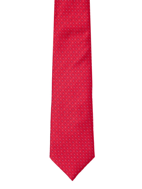 

Park Avenue Men Red Woven Design Broad Tie