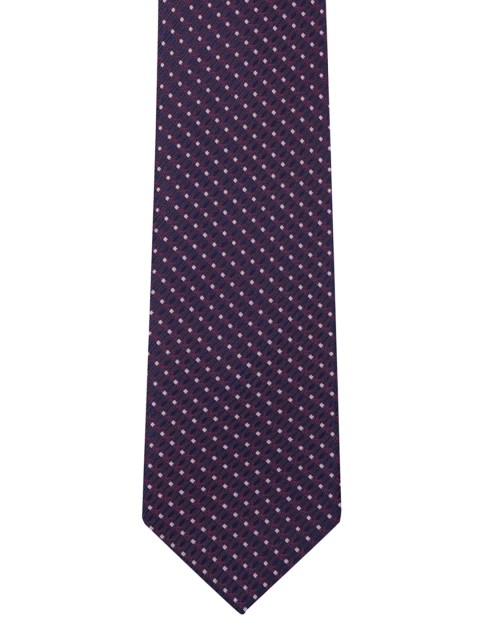 

Park Avenue Men Navy Blue & Red Woven Design Broad Tie