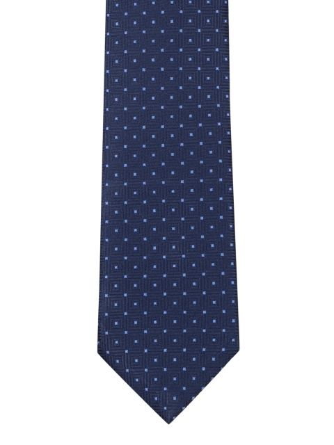 

Park Avenue Men Navy Blue Printed Broad Tie
