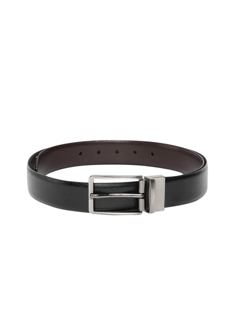 

Park Avenue Men Black & Brown Solid Reversible Leather Belt