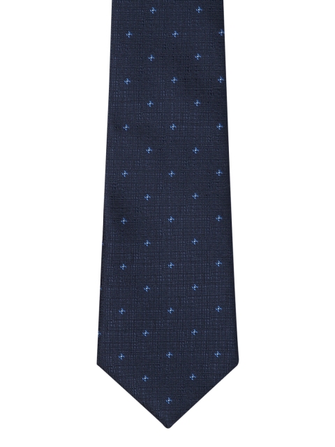 

Park Avenue Men Navy Blue Woven Design Broad Tie