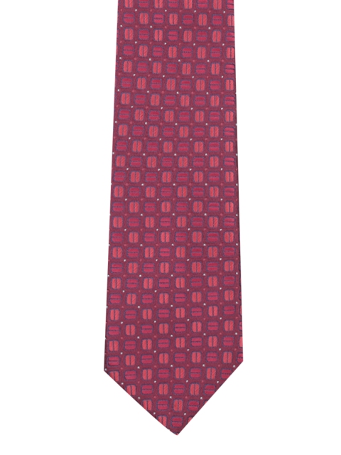 

Park Avenue Maroon & Black Woven Design Broad Tie